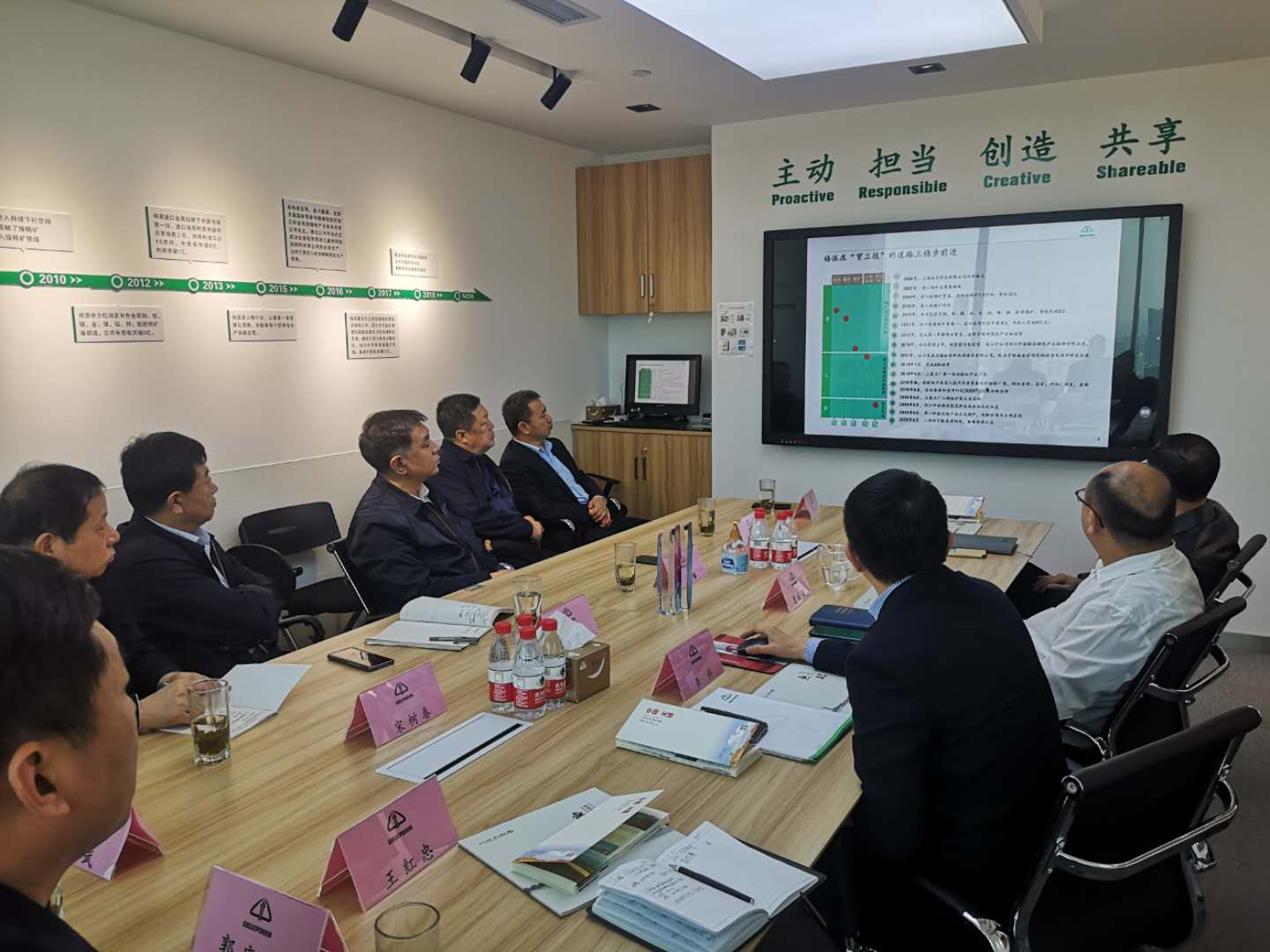 無棣縣政府考察團一行蒞臨格派集團總部